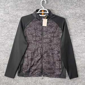 Peter Millar Merge Elite Hybrid Jacket Mens Large Black MS23EZ45A NWT $230